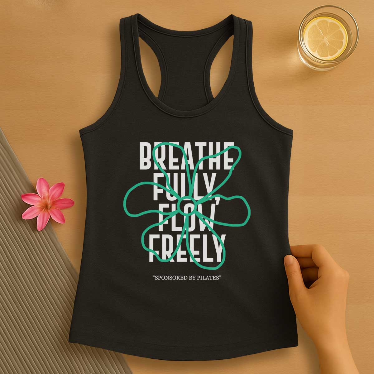 Breathe Fully, Flow Freely Tank Top