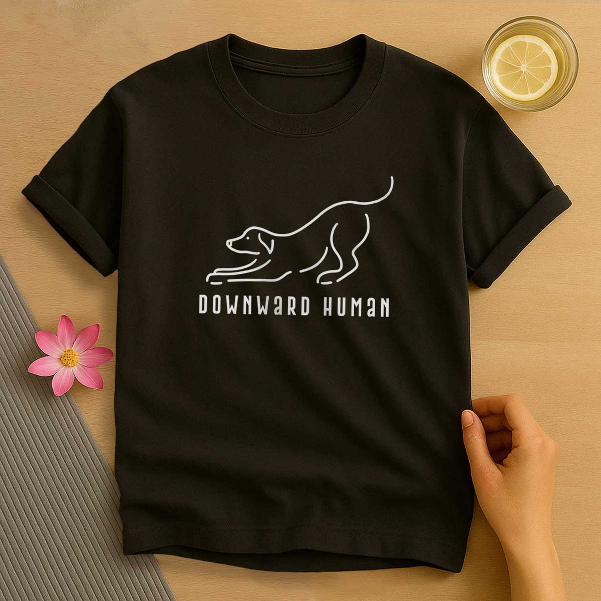 Downward Human T-Shirt