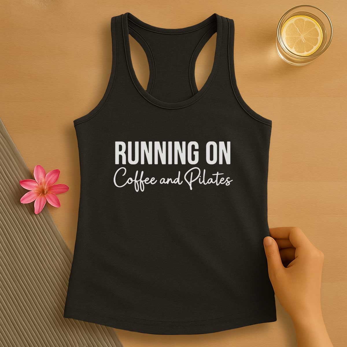 Running On Coffee and Pilates Tank Top