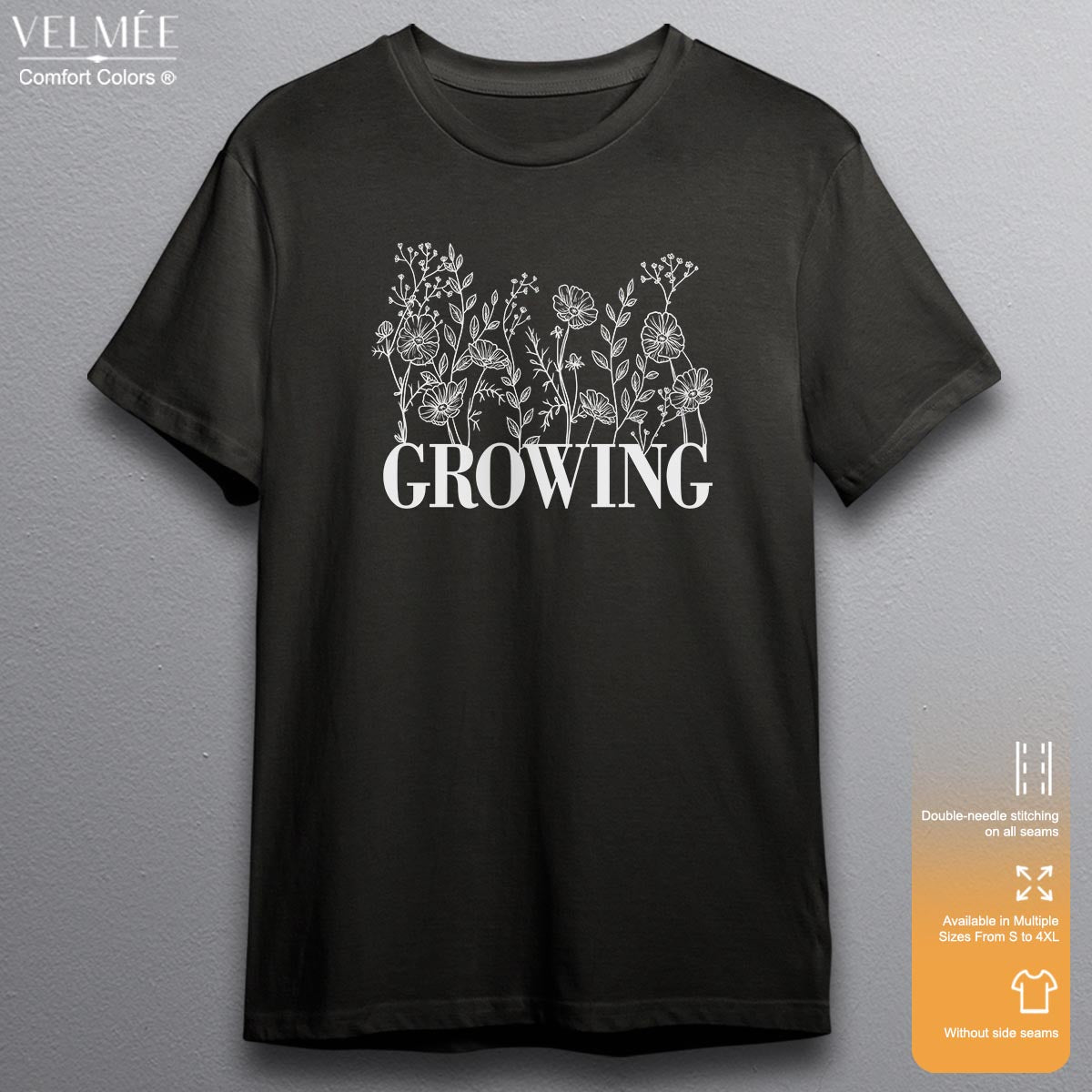 Growing floral T-Shirt