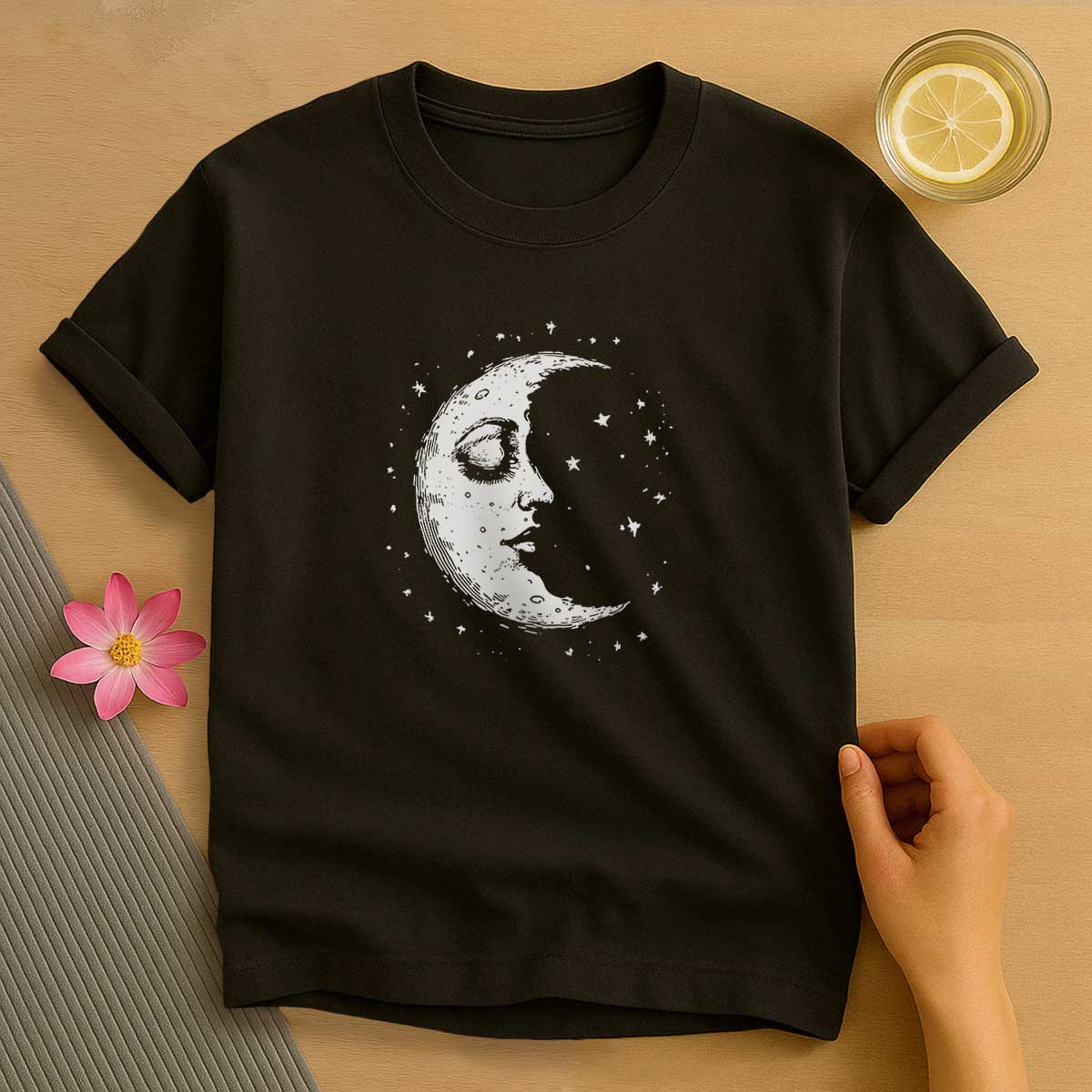 Boho spiritual Moon T-Shirt