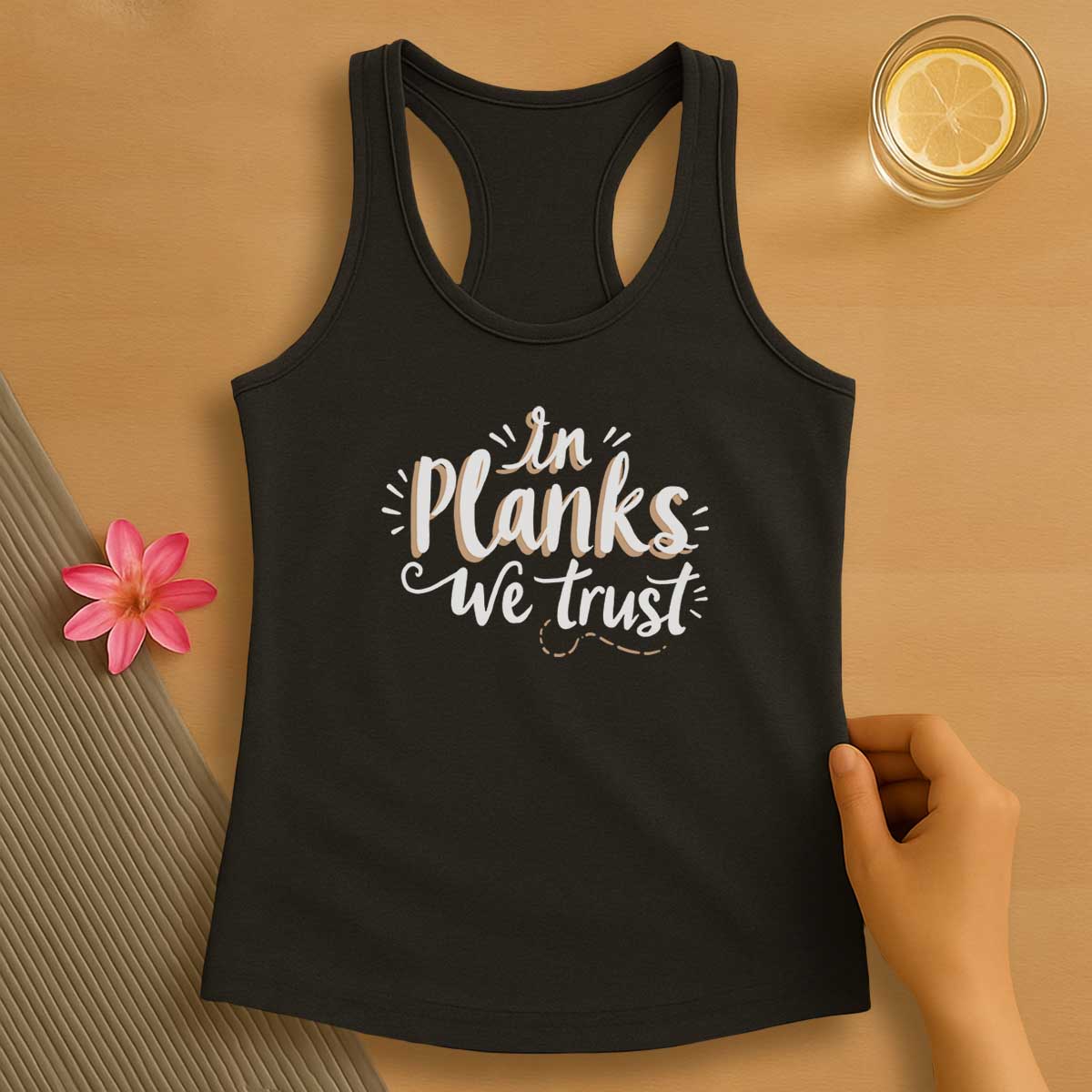 In Planks We Trust Tank Top
