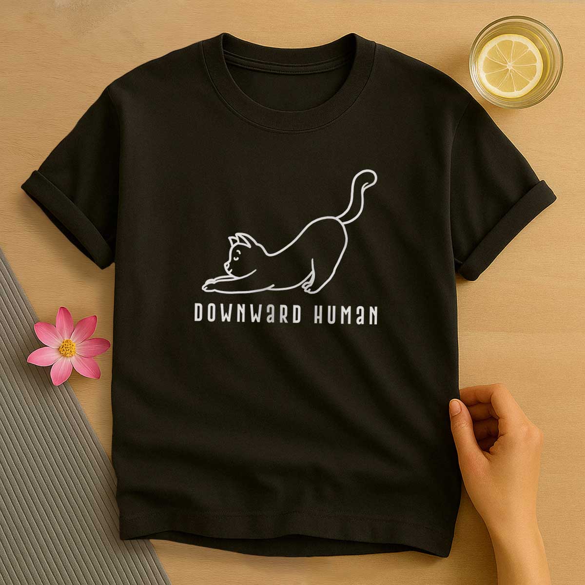 Downward Human T-Shirt
