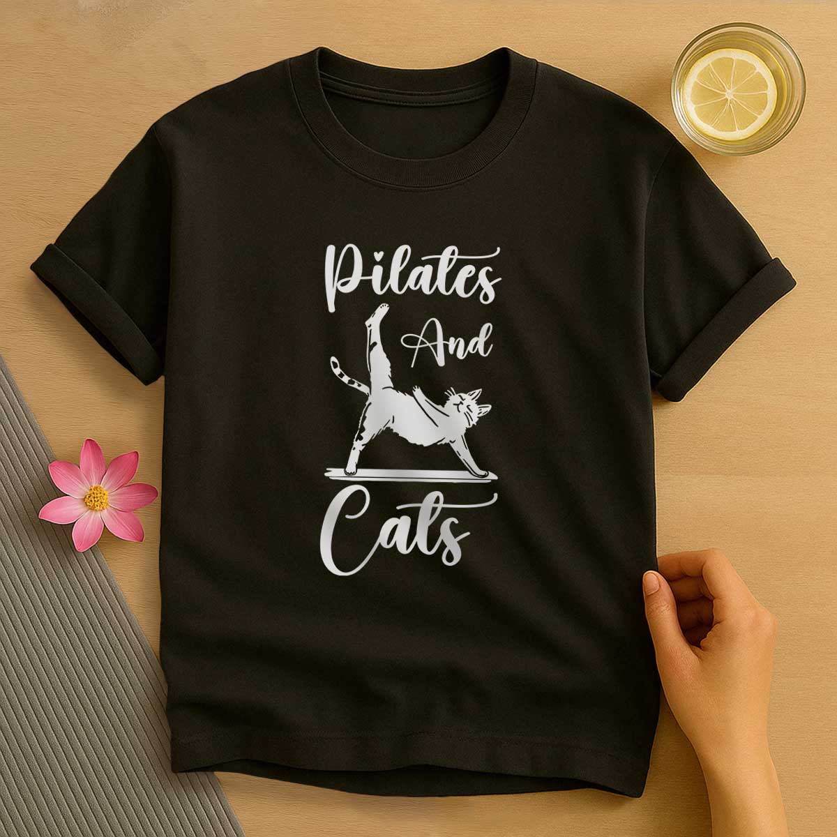 Pilates and Cat T-Shirt