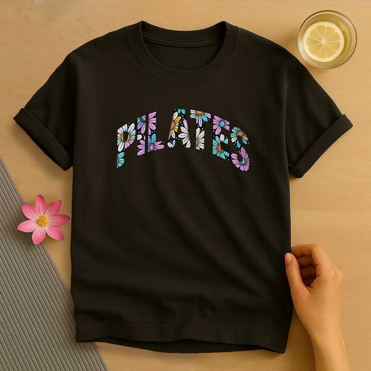 Floral Pilates T-Shirt