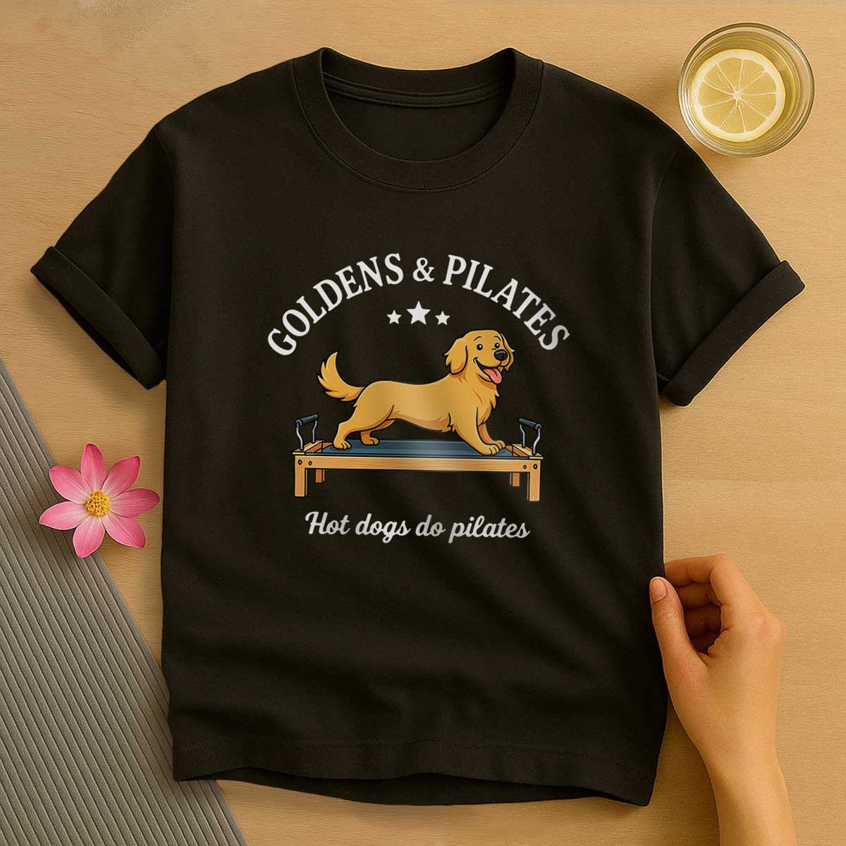 Hot Dogs Do Pilates T-Shirt