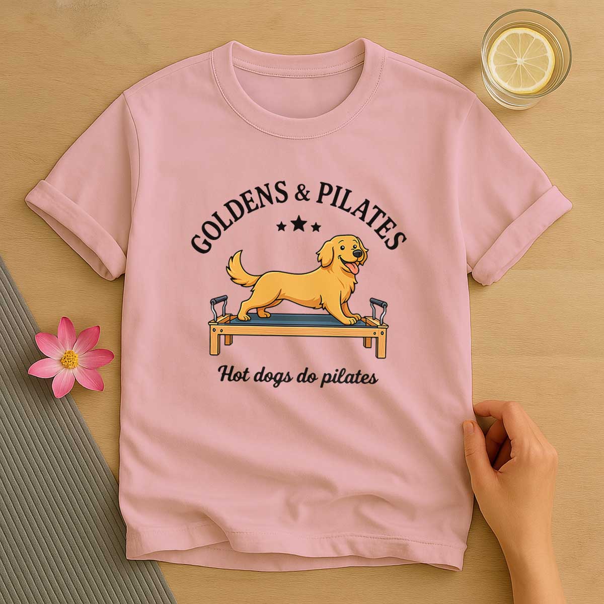 Hot Dogs Do Pilates T-Shirt