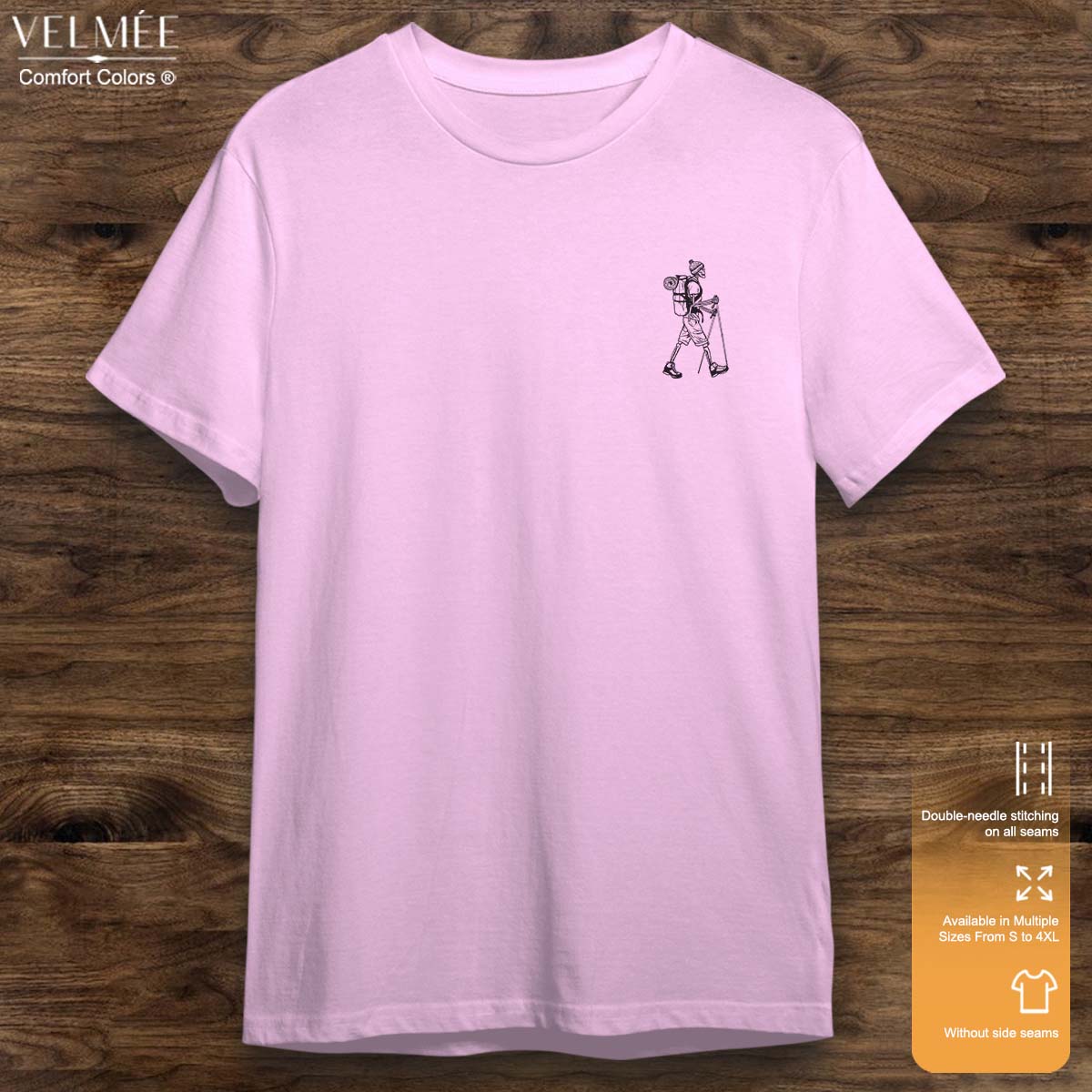 Hiking Skeleton T-Shirt