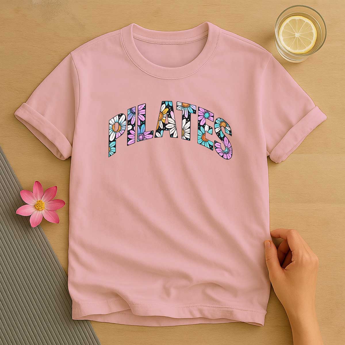 Floral Pilates T-Shirt