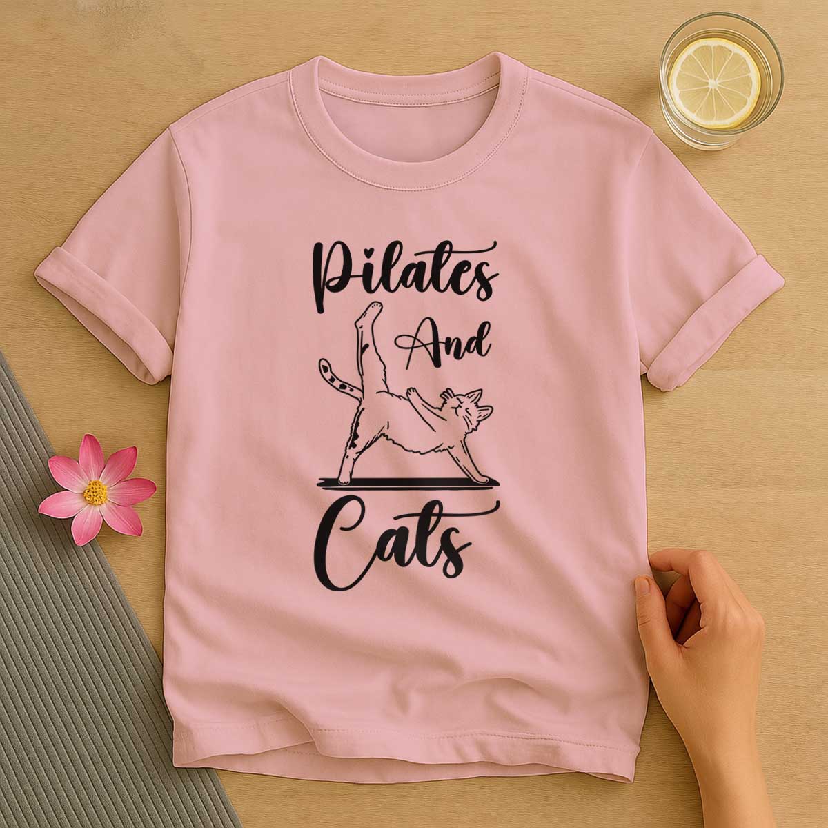 Pilates and Cat T-Shirt
