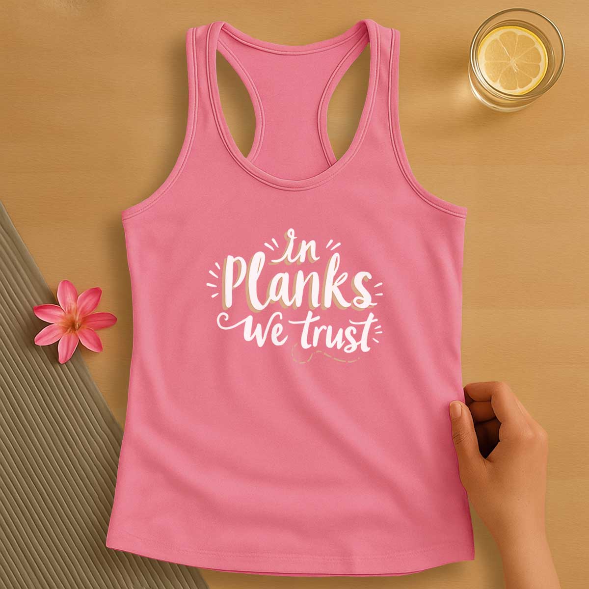 In Planks We Trust Tank Top