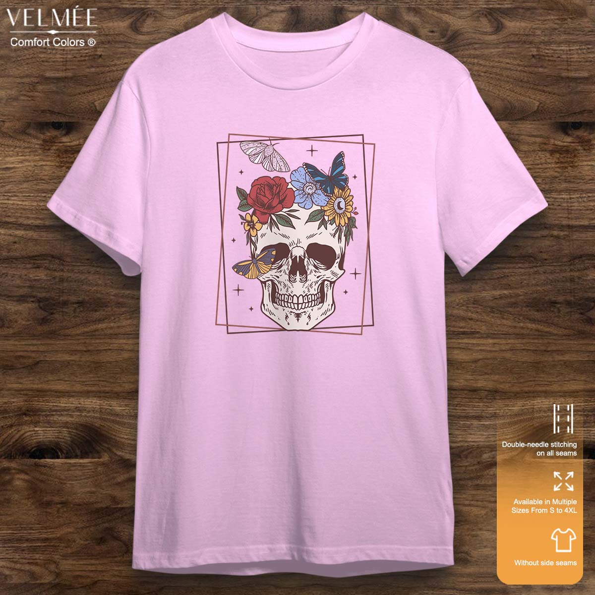Floral Skull T-Shirt