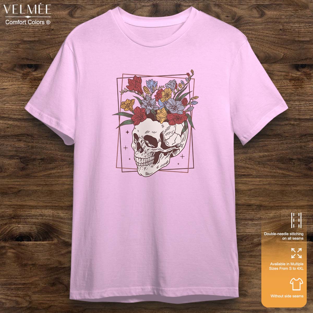 Floral Skull T-Shirt