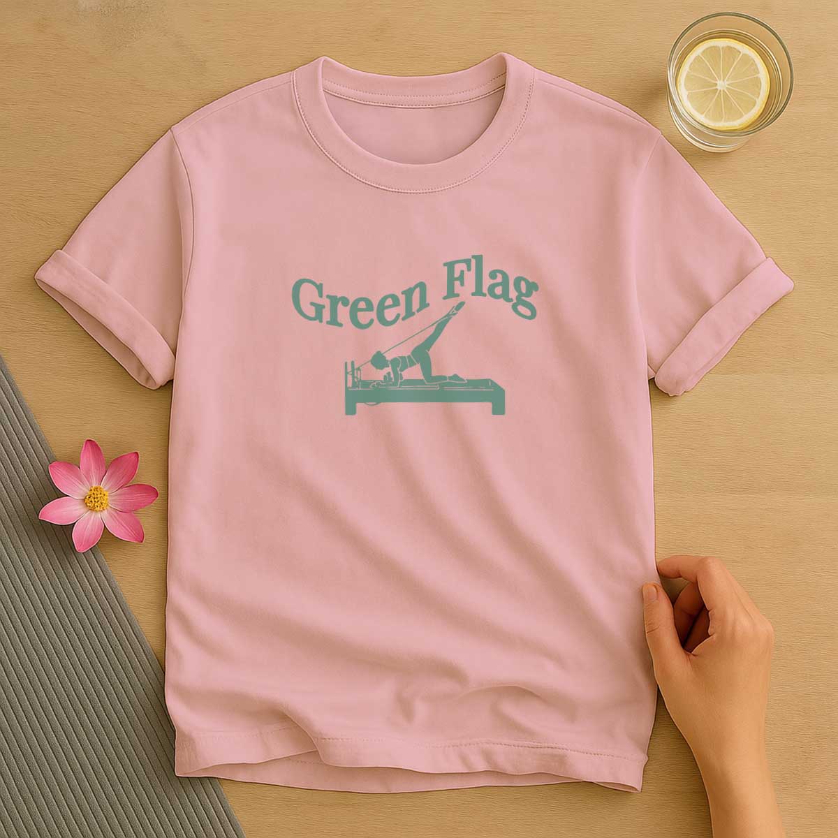 Green Flag Pilates T-Shirt