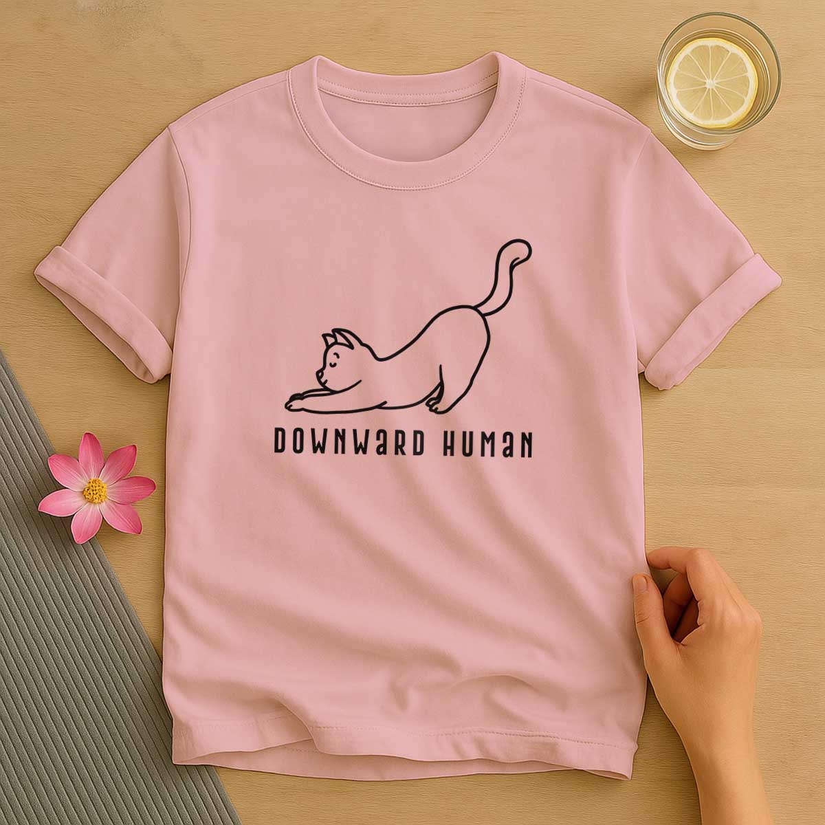 Downward Human T-Shirt