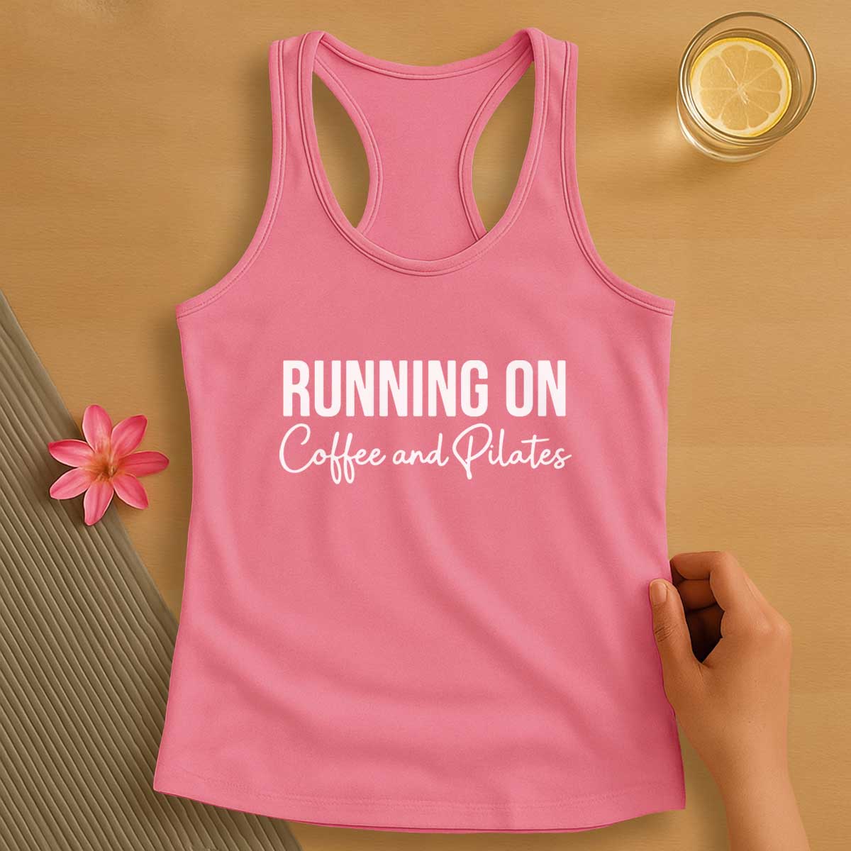 Running On Coffee and Pilates Tank Top