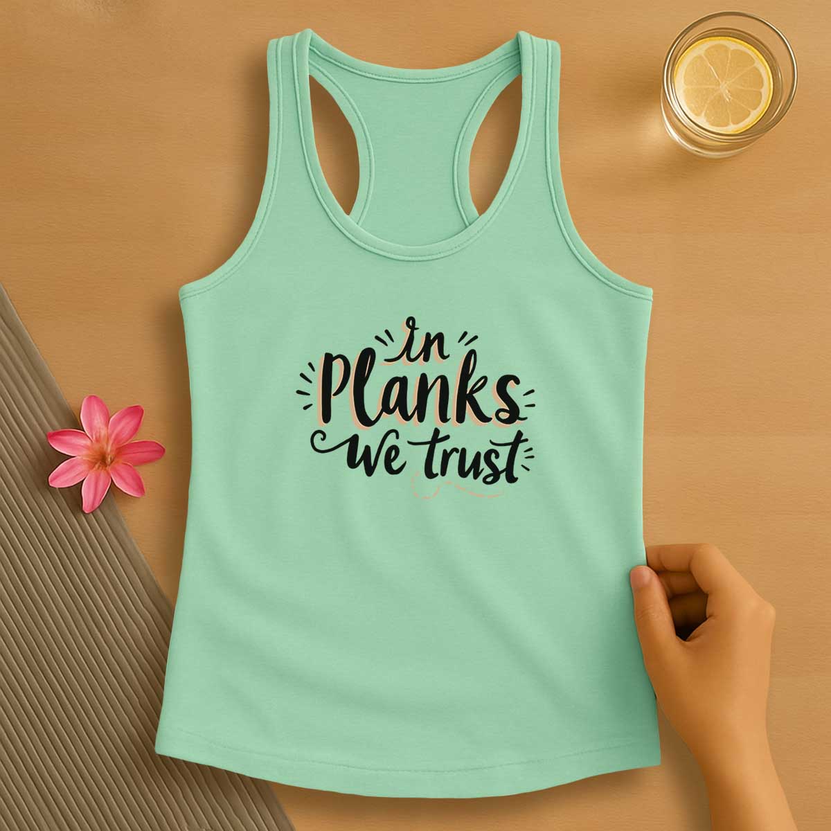 In Planks We Trust Tank Top