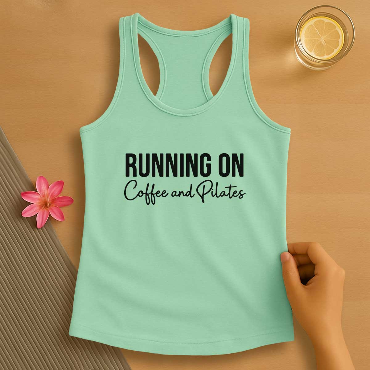 Running On Coffee and Pilates Tank Top
