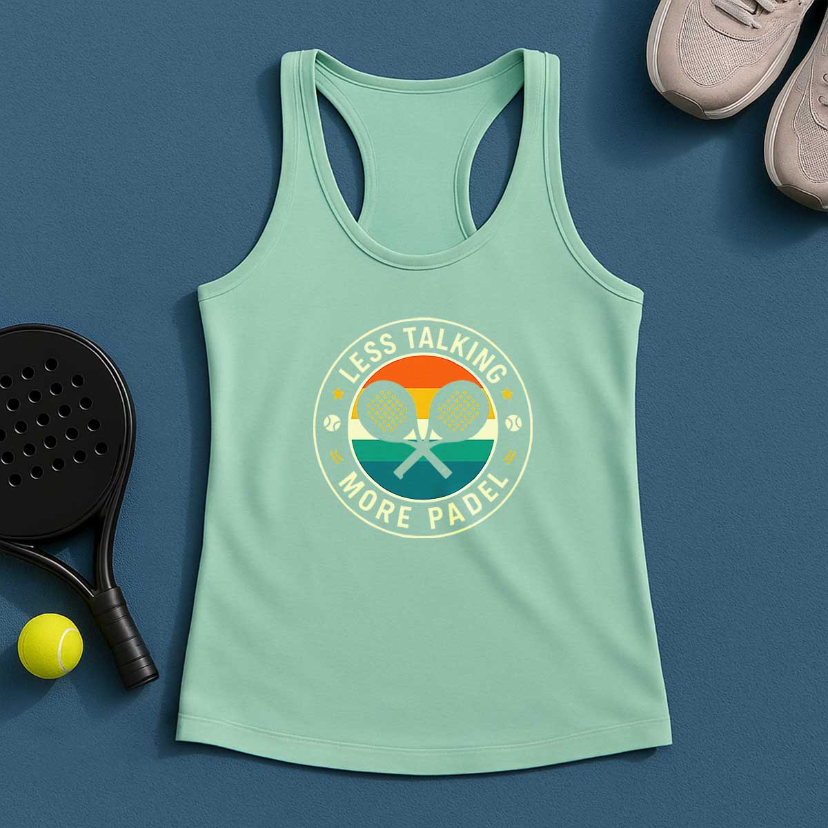 Less Talking More Padel Tank Top