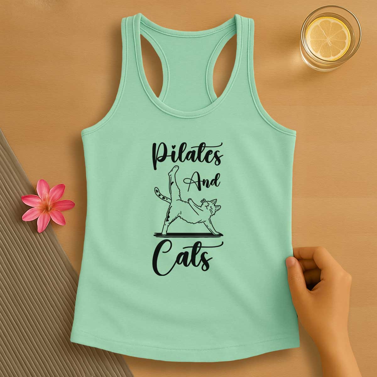 Pilates and Cat Tank Top
