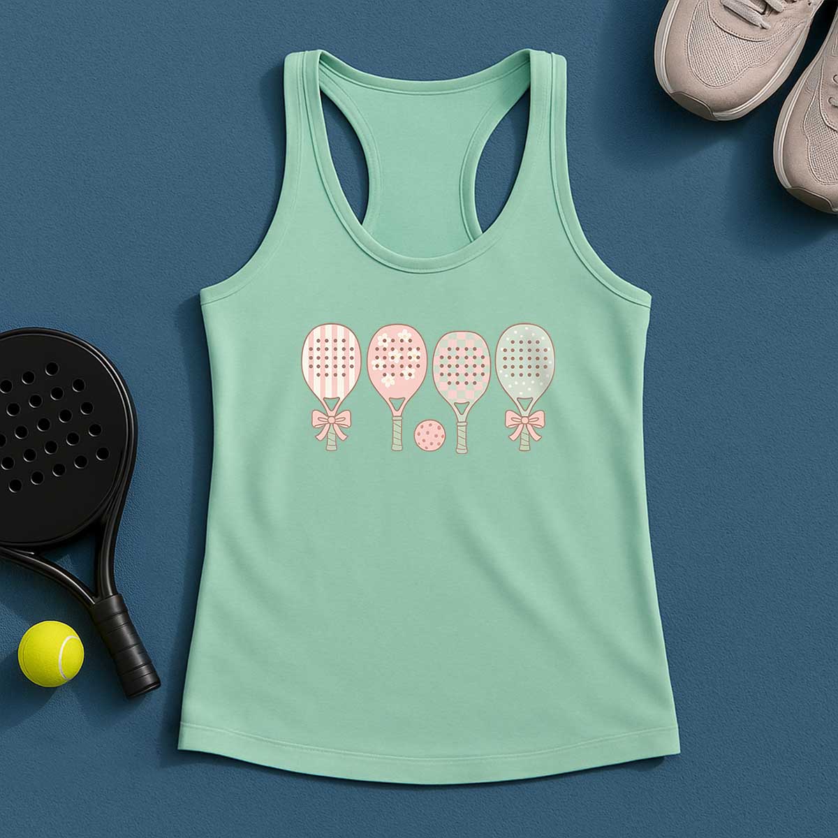Floral Padel Tank Top