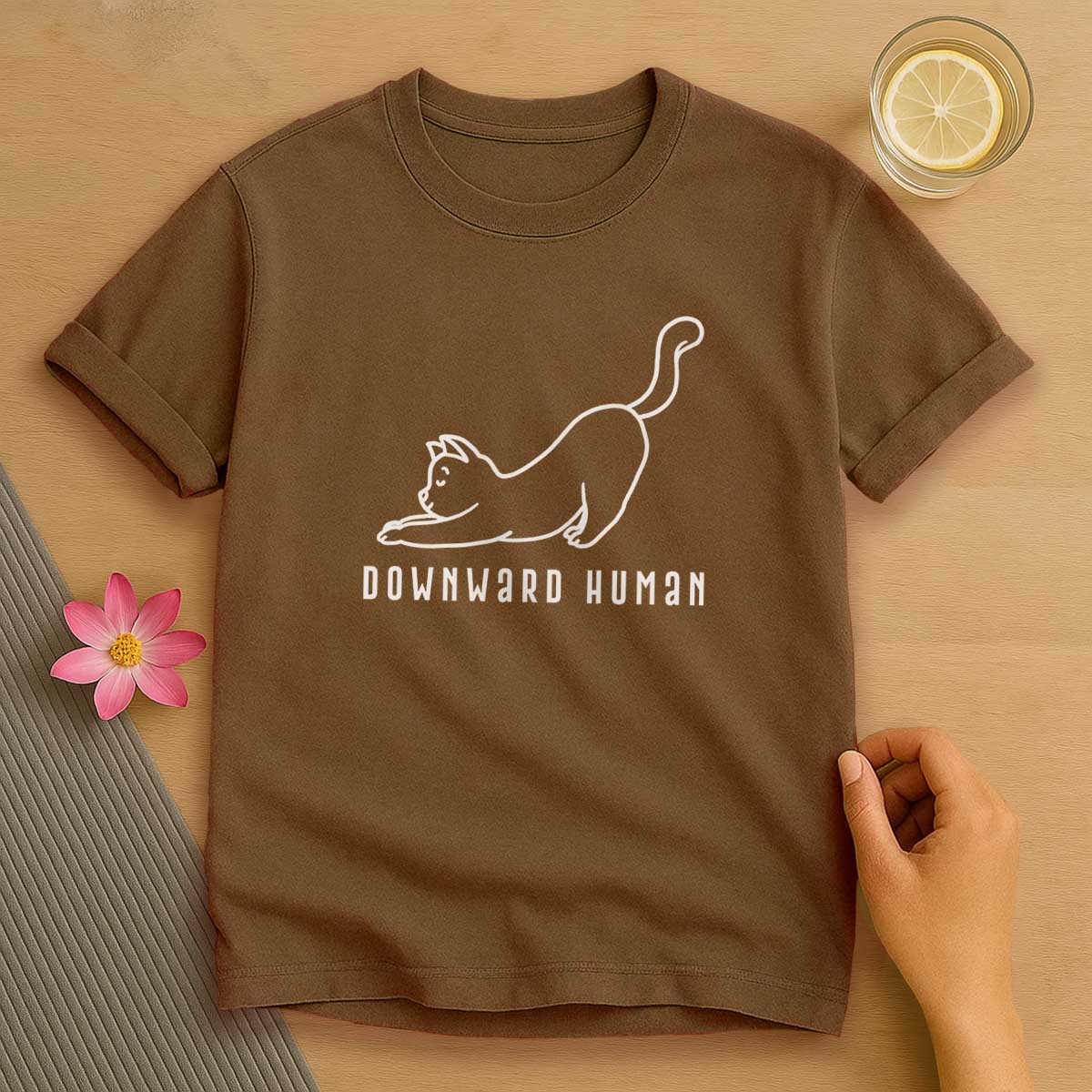 Downward Human T-Shirt