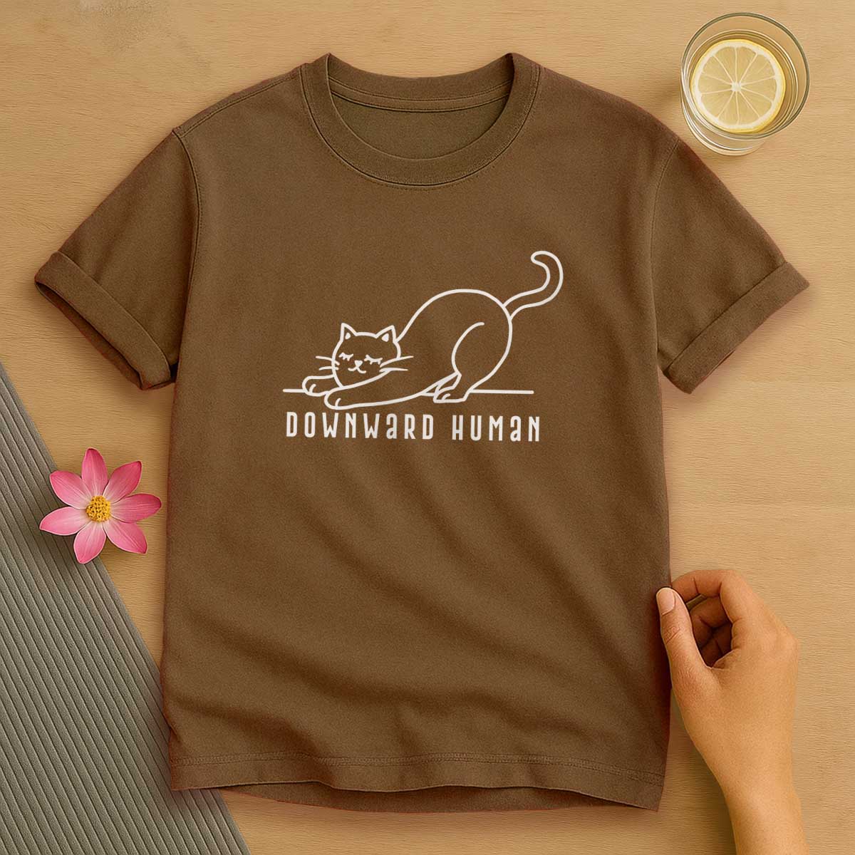 Downward Human T-Shirt