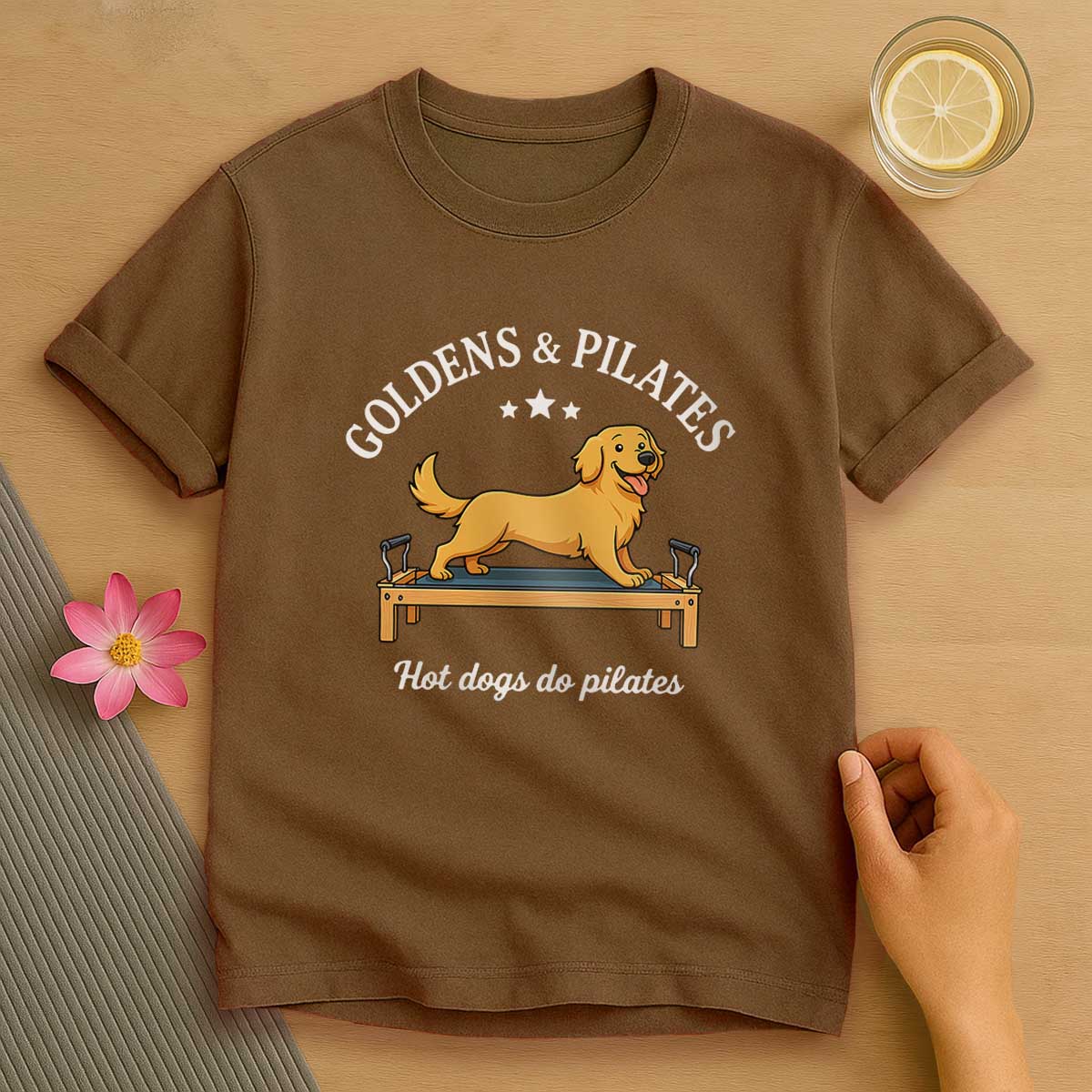 Hot Dogs Do Pilates T-Shirt