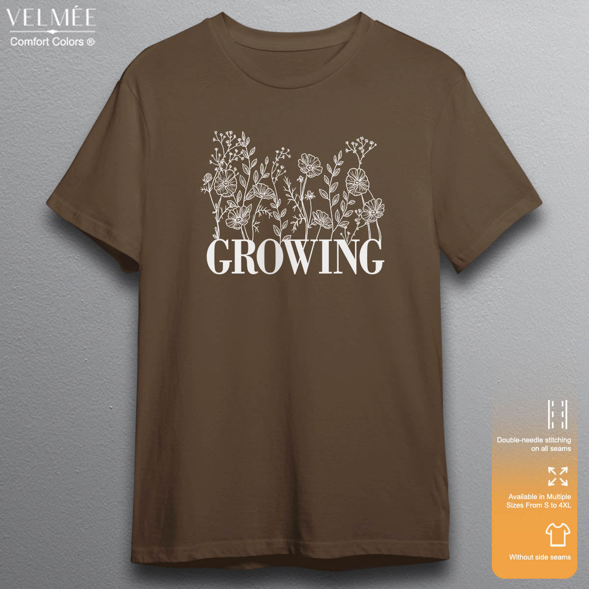 Growing floral T-Shirt