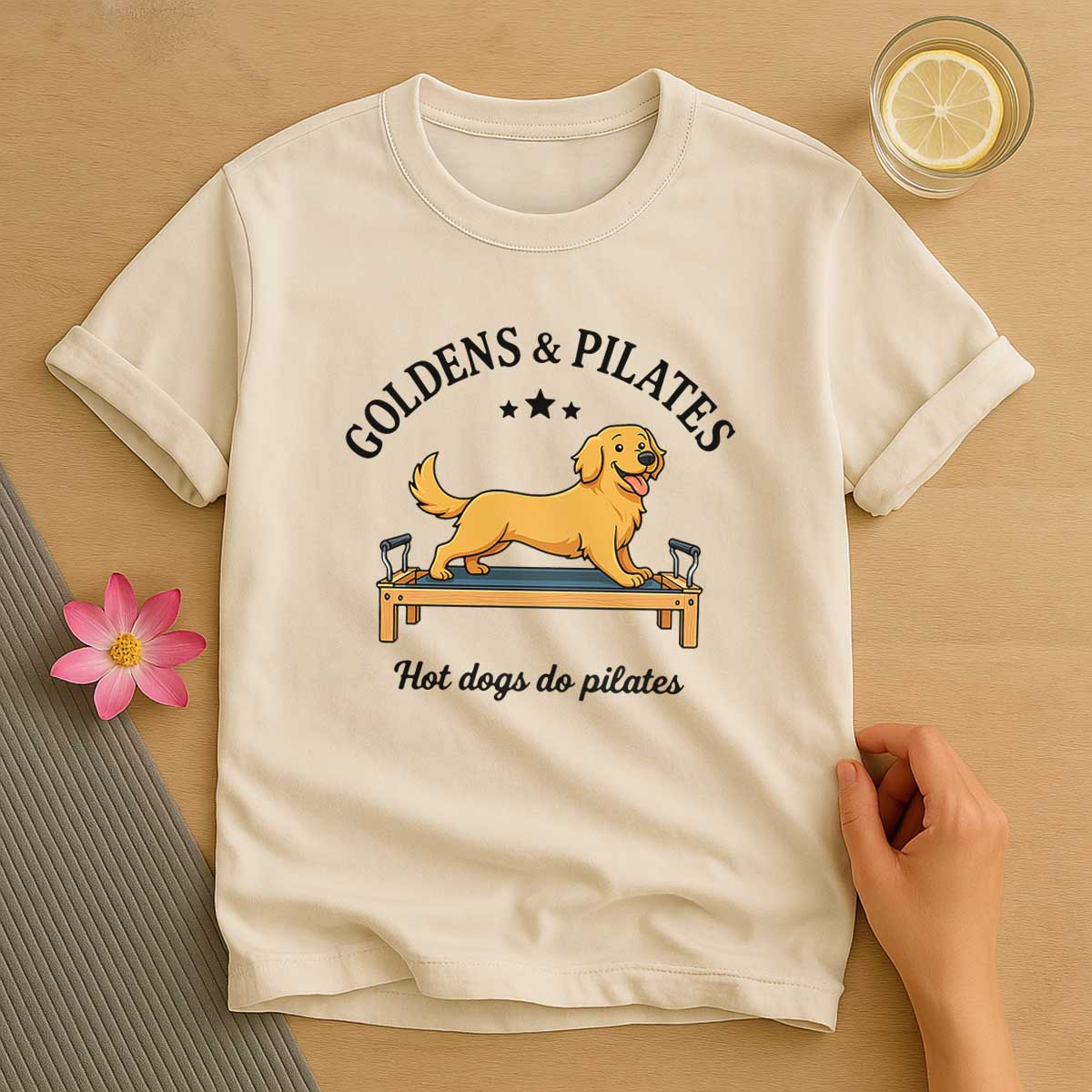 Hot Dogs Do Pilates T-Shirt