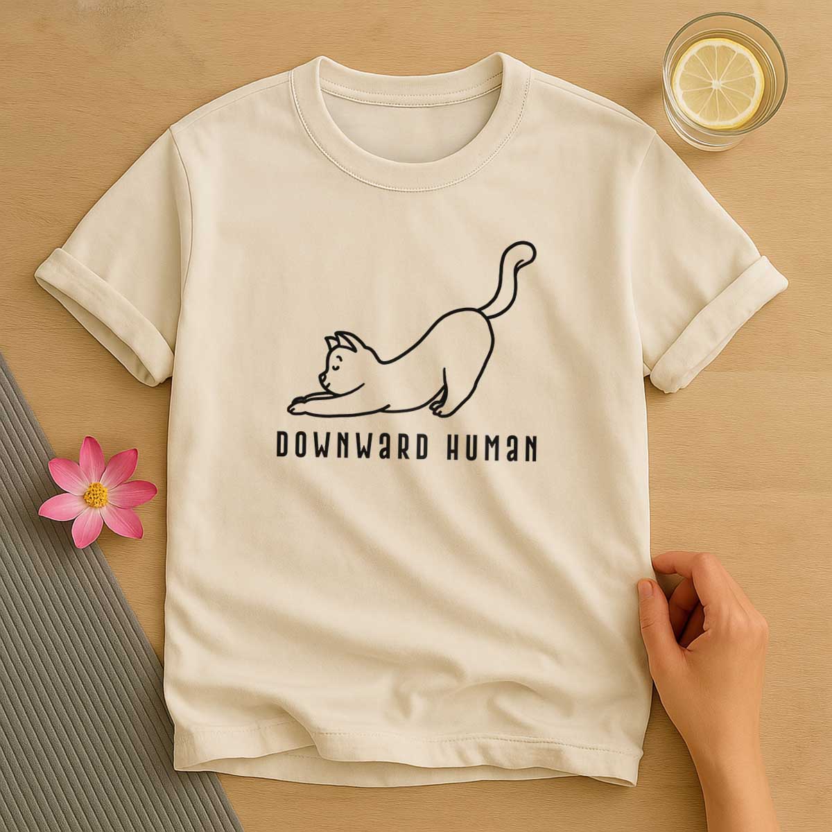Downward Human T-Shirt