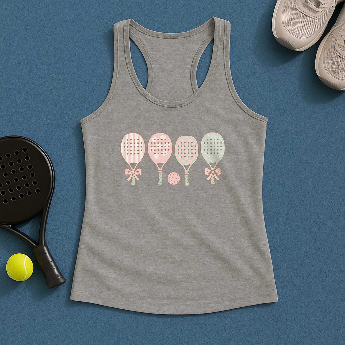 Floral Padel Tank Top