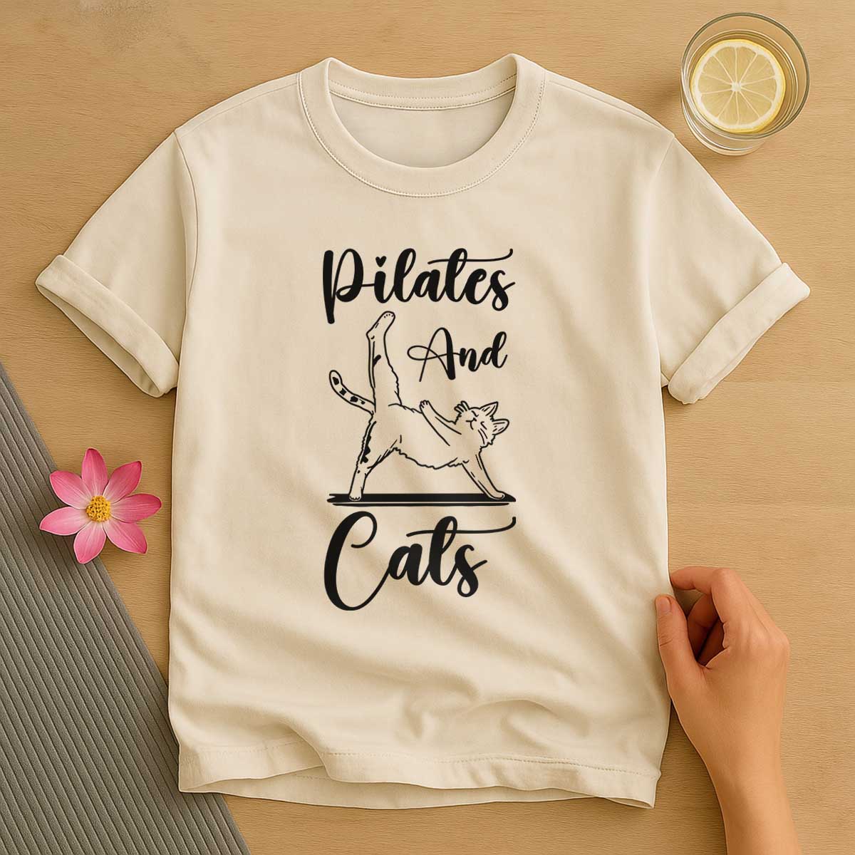 Pilates and Cat T-Shirt