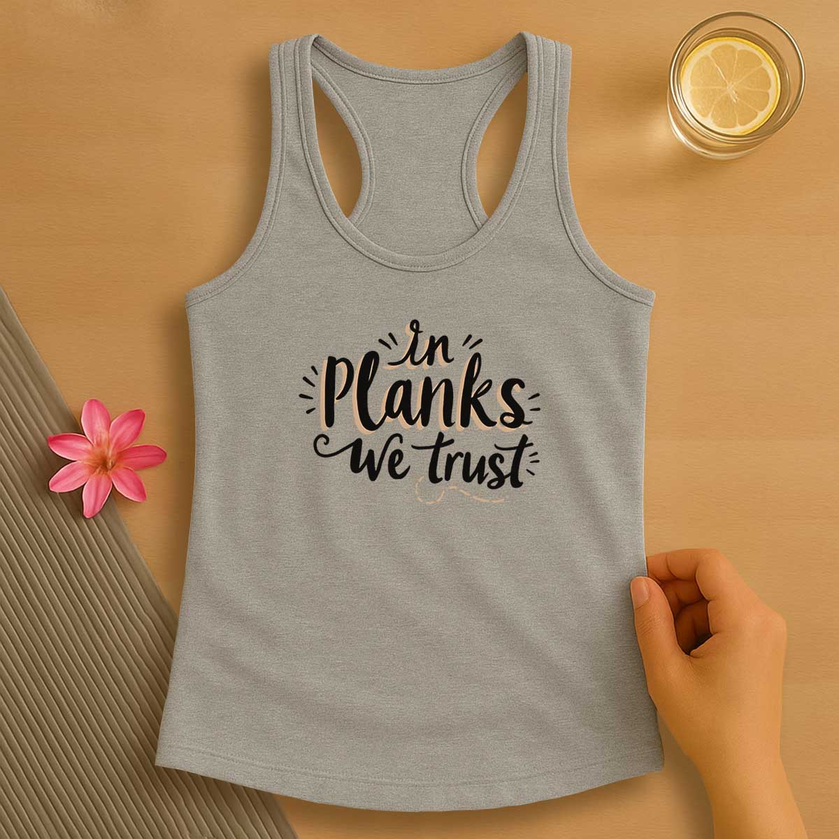 In Planks We Trust Tank Top