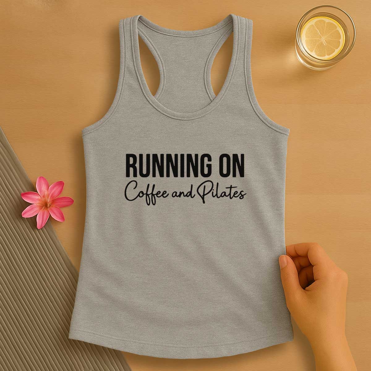 Running On Coffee and Pilates Tank Top