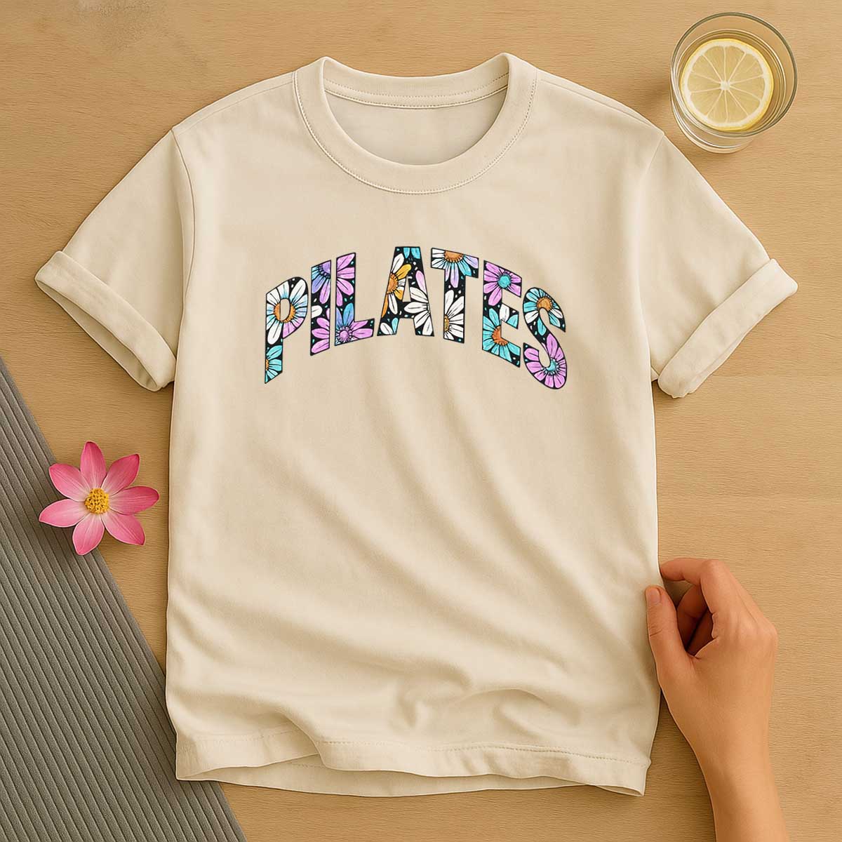 Floral Pilates T-Shirt