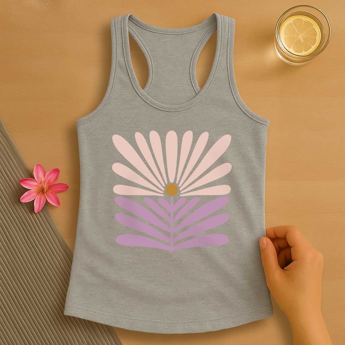 Pastel Pink Pilates Tank Top