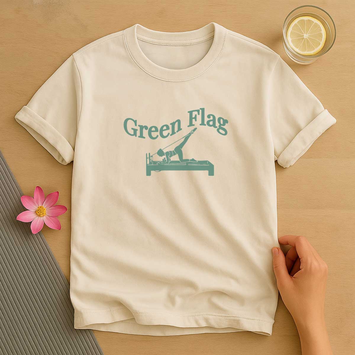 Green Flag Pilates T-Shirt