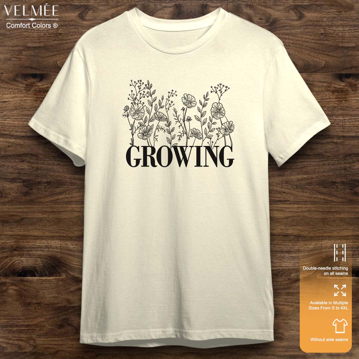 Growing floral T-Shirt