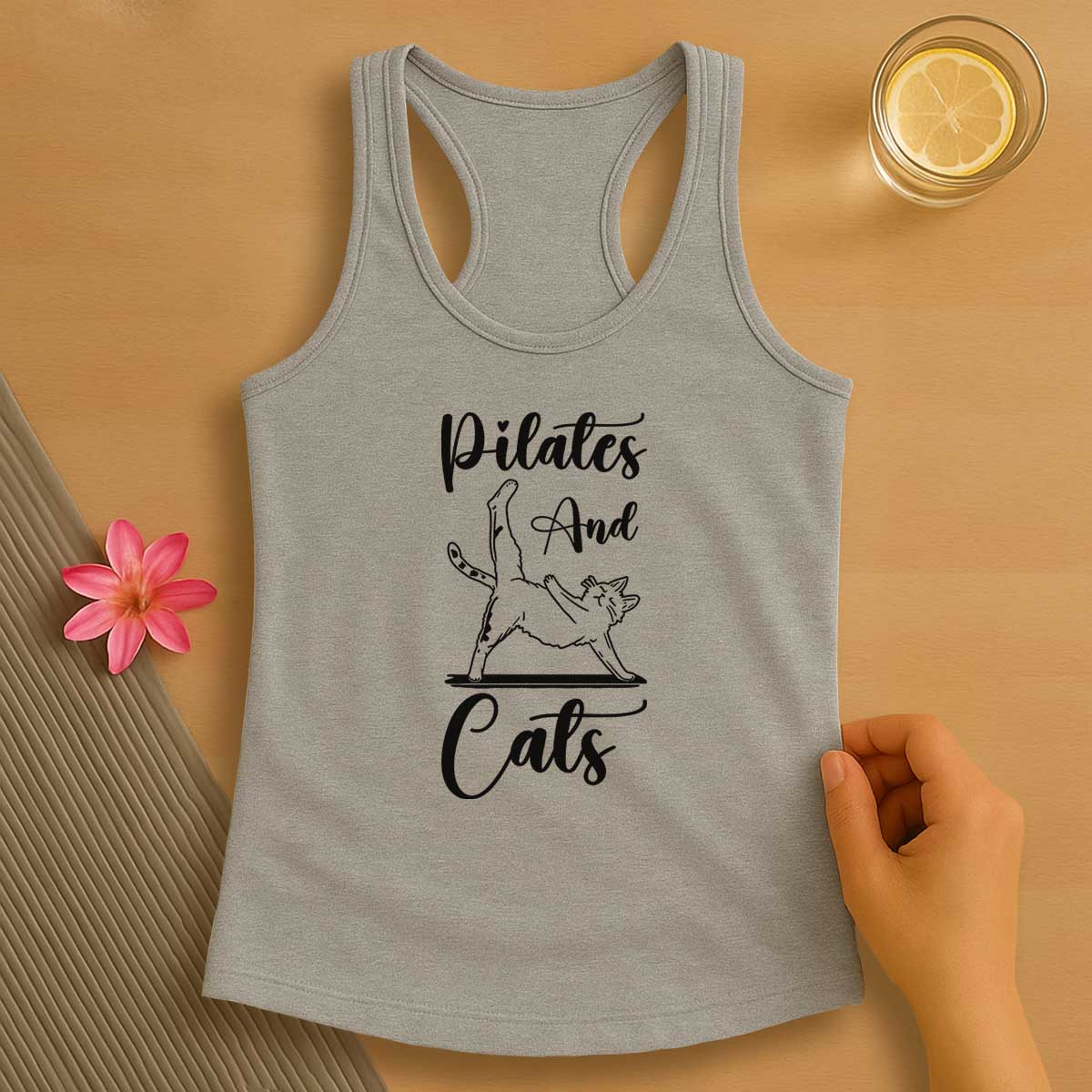 Pilates and Cat Tank Top