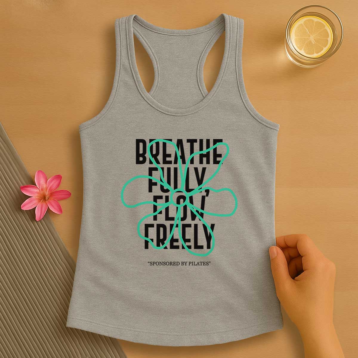 Breathe Fully, Flow Freely Tank Top