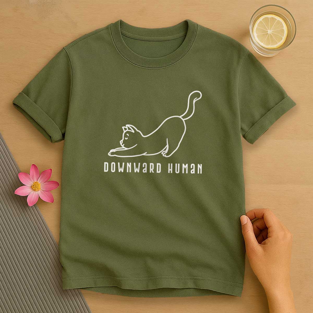 Downward Human T-Shirt