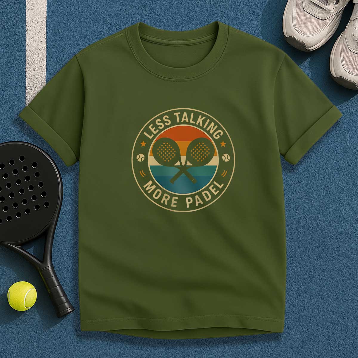Less Talking More Padel T-Shirt