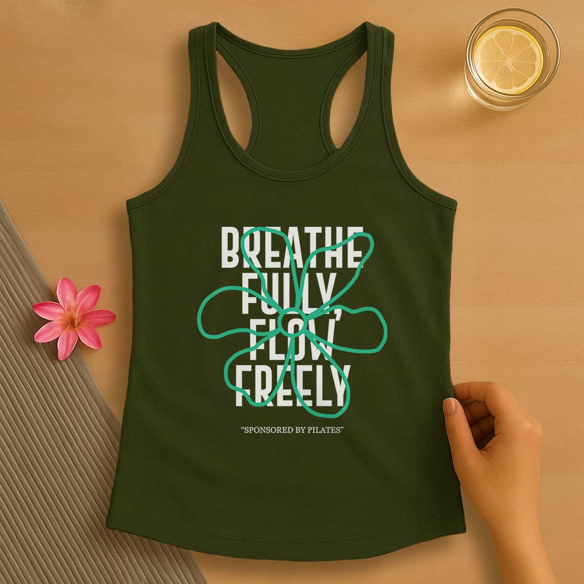Breathe Fully, Flow Freely Tank Top