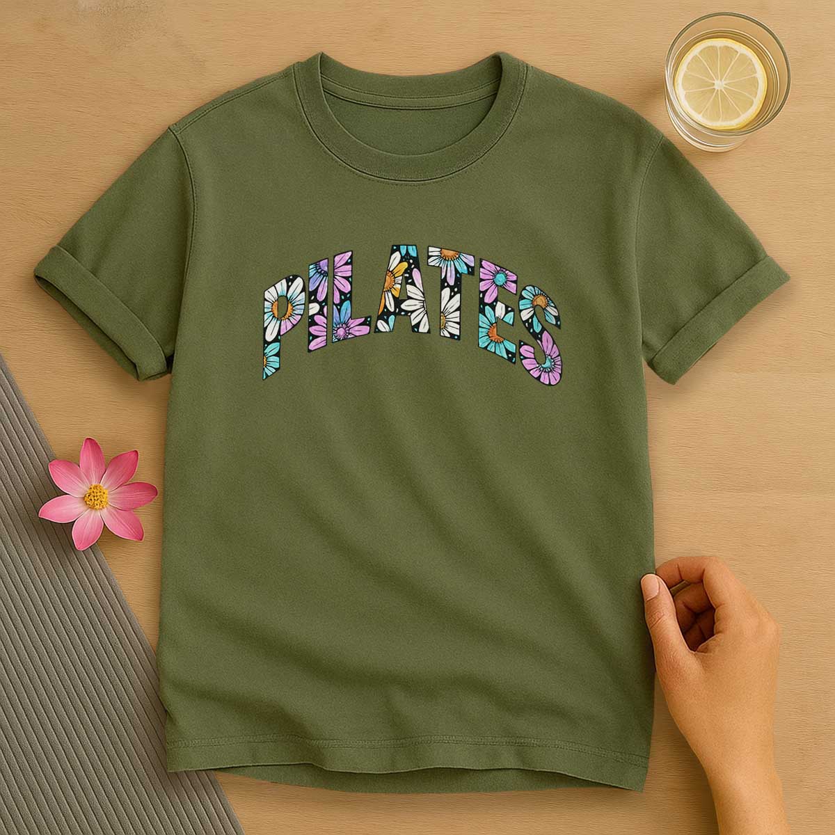 Floral Pilates T-Shirt