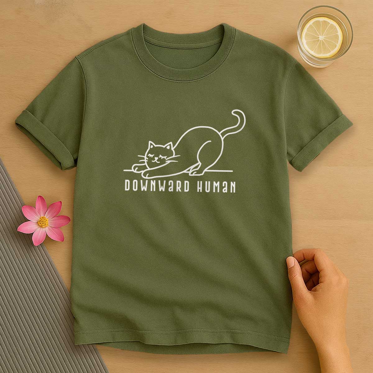 Downward Human T-Shirt