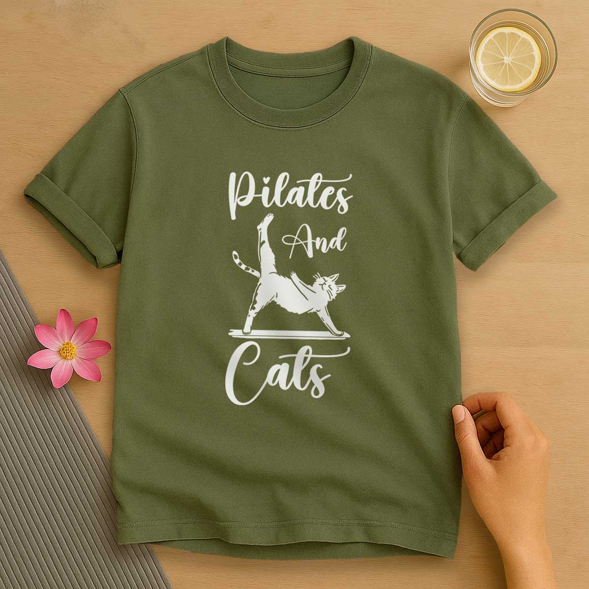 Pilates and Cat T-Shirt