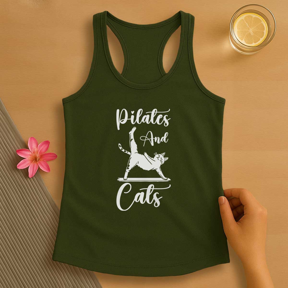 Pilates and Cat Tank Top