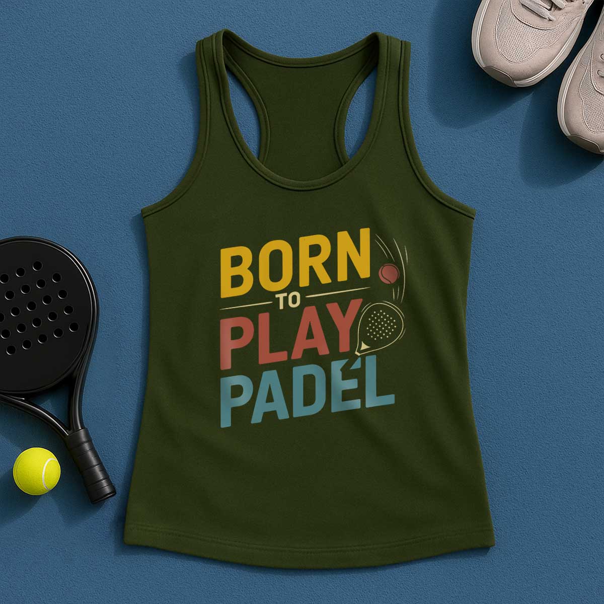 Born to Play Padel Tank Top