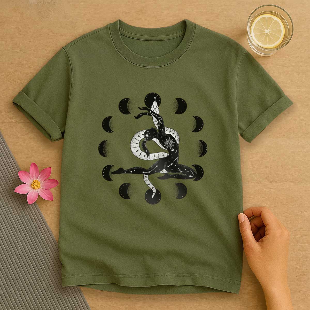Mystical Moon Phase T-Shirt
